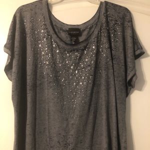 Lane Bryant Star Studded Tee 26/28